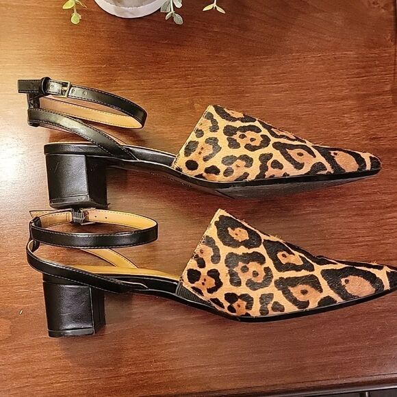 Calvin Klien leopard print mules - Picture 5 of 9